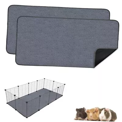 Guinea Pig Fleece Cage Liners For C&C 2x4 Habitat For C&C 2x4 (Pack Of 2) • $52.78
