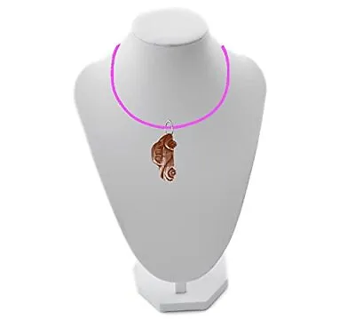 £7.99 • Buy Morris Minor 4 Door Saloon Late Ref167 Copper Effect On 18  Pink Cord Necklace