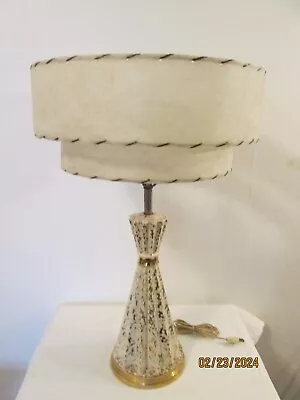 Mid Century Modern Atomic Table LAMP BASE ONLY-SHADE  NOT INCLUDED  Vintage 1950 • $79