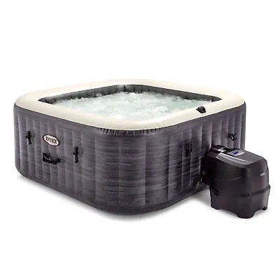 Intex 28449EP PureSpa Plus Greystone Inflatable Square Hot Tub Spa 83 X 28  • $679.99