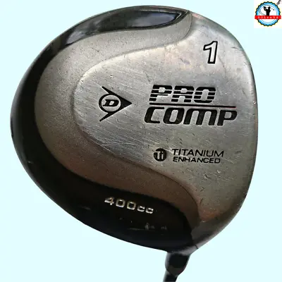 $23.70 • Buy Dunlop Golf Club 400cc Pro Comp  Driver Titanium Enhanced Mid-Flex  RH 45 