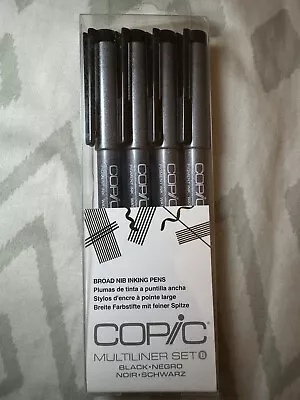 Copic MultiLiner Set B ( 0.50.8BSBM) Black • $15