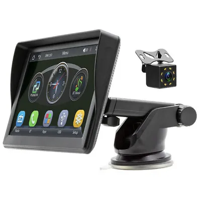 Portable 7in HD Touch Screen Car Stereo Multimedia Player With Rear View Camera • $81.80