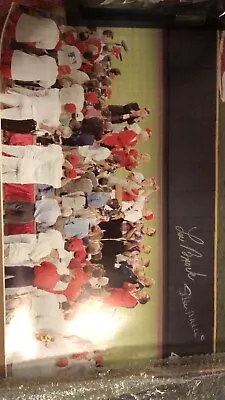 Stan Musial & Lou Brock Autographed Poster  • $100