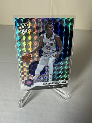 Sekou Doumbouya 2020-21 Panini Mosaic Silver Mosaic Prizm #89 Detroit Pistons • $0.49