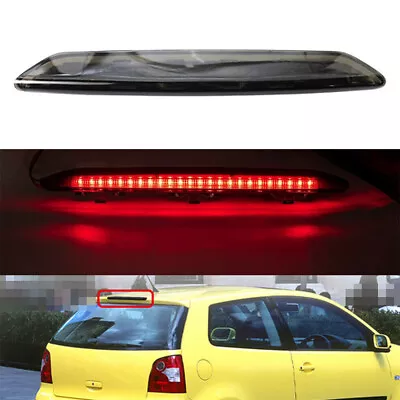 For VW Volkswagen POLO 4 9N 9N3 High Mounted 3rd Third Brake Light Lamp Black Co • $39.35