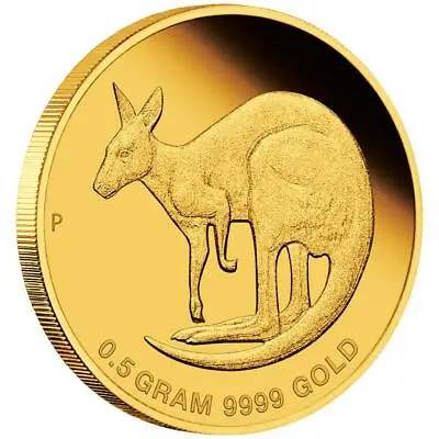2021 Kangaroo Mini Roo Gold Coin - Australia - Blister Card - 0.5 Gr PP • $111.88