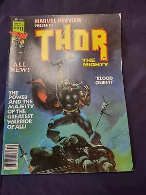 Marvel Preview #10 - Thor The Mighty - Jim Starlin Artwork Very Clean • $12