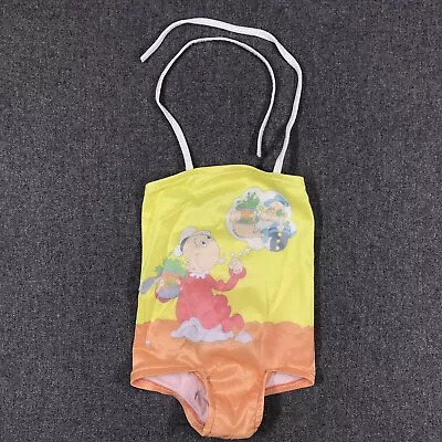 Vtg Popeye Girls Swimsuit 1970s 70s One Piece Kids Toddler - See Photos For Size • $14.99