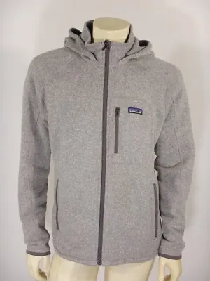 Patagonia Men's Better Sweater Hoody Fleece Jacket Stonewash Grey Size MEDIUM • $85