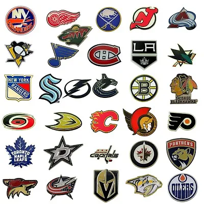 NHL Hockey Lapel Pin Official Team Logo Sports Licensed Choose Your Favorite • $6.58
