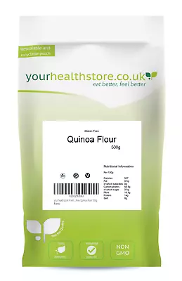 Yourhealthstore Premium Organic Gluten Free Quinoa Flour 500g • £6.49