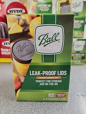Ball Regular Mouth Leak Proof Lids Canning And Mason Jar Lids BPA Free *NEW* • $12.69