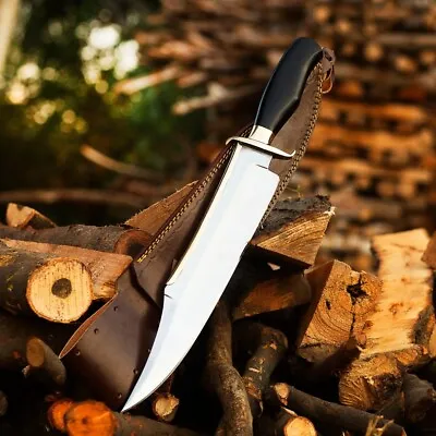 Large Hunting Knife Bowie Sharp Fixed Blade Camping Military Outdoor Survival • $169.99