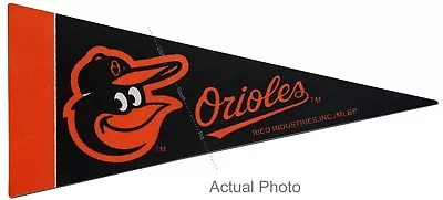 Baltimore Orioles MLB Mini Pennant  9 X4 New Felt Made In USA Flag Pennant • $3.99