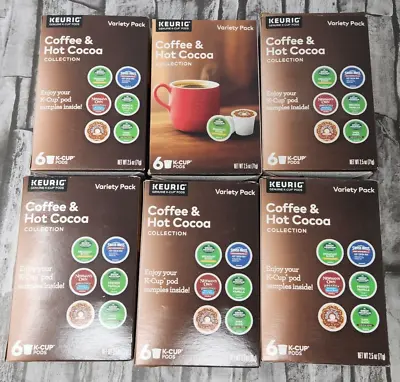 Hot Cocoa & Coffee Pods Donut Shop Flavored K-Cups Variety Pack Keurig 40 Count • $29.99