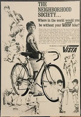 1973 24 Inch Vista 10 Speed Bicycle Bike Print Ad • $7.99