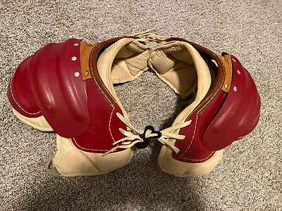 Vintage Spalding 1940's-1950's Youth Football Shoulder Pads 61 SP Great Conditio • $100