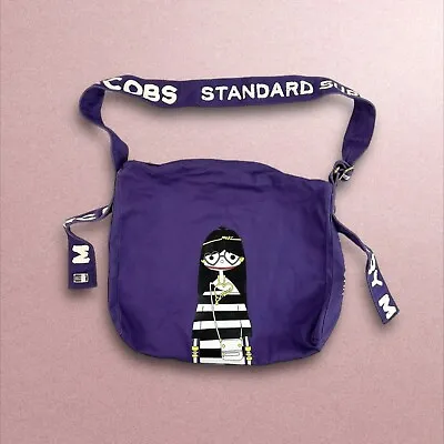 Marc By Marc Jacobs Standard Supply Workwear Purple Canvas Shoulder Bag • $93.26