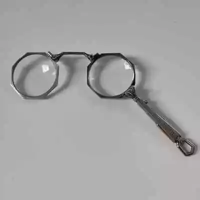 Antique Magnifying Glass Lens Opera Glasses  Decor Jewelry Monocle Collectible • $650