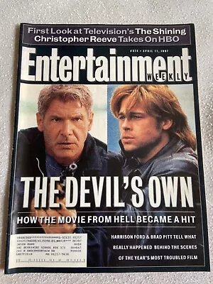 Entertainment Weekly Magazine April 11 1997 Harrison Ford Brad Pitt Devil's Own • $12