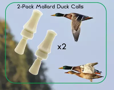 2-Pack Drake Waterfowl Mallard Duck Call ABS Plastic DURABLE 2-Pack • $10.99