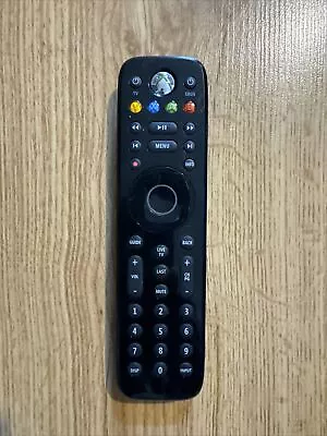 Microsoft Xbox 360 - Remote Control TV DVD Genuine Official Black Missing Cover • £7.10