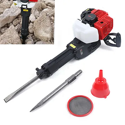 52 Cc Demolition Jack Hammer Concrete Breaker Drill W/2 Chisel Gas-Powered  • $194.75