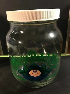 $13.29 • Buy CABBAGE PATCH KIDS 1984 Storage Glass Taffy Cookie Jar 64 Oz Teenee Taffee Decal