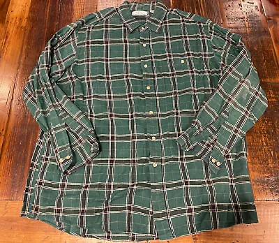 The Men's Store At Sears Size 2XLT Mens Vintage Plaid Button Lined Jacket Shirt • $14