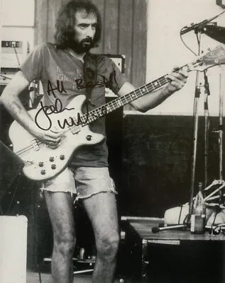 JOHN MCVIE HAND SIGNED 8x10 PHOTO MICK FLEETWOOD GUITARIST BASSIST AUTOGRAPH COA • $85