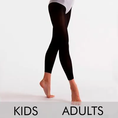 £3.25 • Buy Silky Child Essential Footless Tights 40 Denier Black Ages 3 To 13