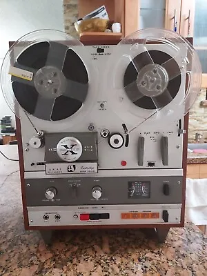 FOR PARTS-CLEAN Vintage AKAI X-1800SD REEL TO REEL & 8 TRACK TAPE RECORDER-AS IS • $130