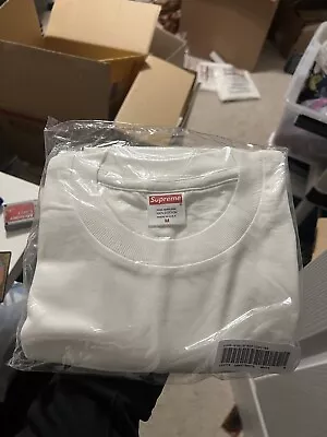 Supreme Takashi Murakami COVID-19 Relief Box Logo Tee White SIZE M Seal In Bag • $130.99