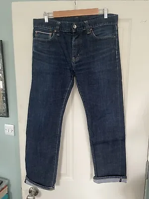 Uniqlo Japanese Selvedge Jeans 33/34 Waist Fades UJ • £29
