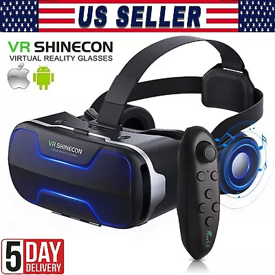 VR Headset BOX 3D Virtual Reality Glasses Inbuilt Headphones For IOS And Android • $64.99