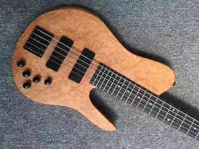 Hot Sale 5 String Bass Guitar Ash Wood Body Spalted Maple Top Maple Neck • $442