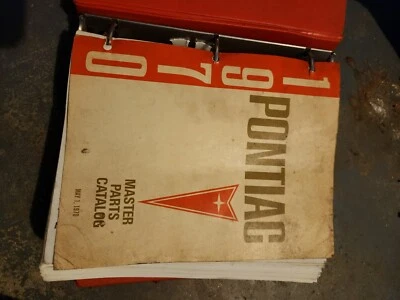 $125 • Buy 1970 Pontiac  Original Master Parts Catalog