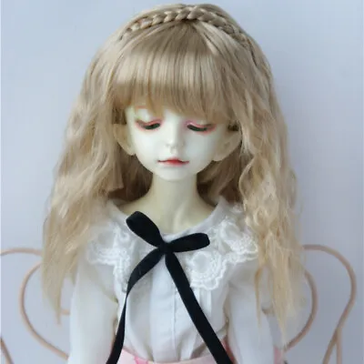 BJD Synthetic Mohair Wig Hair For OB11 YOSD MSD SD Doll Hair Curly Wig All Size • $29.69