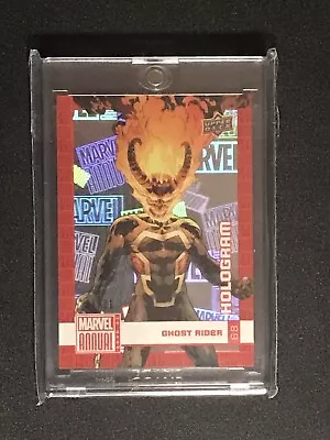 2020-21 Upper Deck Marvel Annual Foil Hologram 🔥Ghost Rider🔥 (#01/21) • $3500