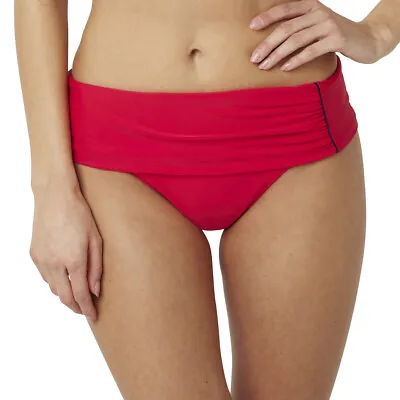 Sizes 8 20 | Panache Veronica Folded Bikini Swim Brief | Scarlet Red | SW0647 • £8.99