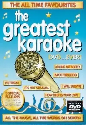 Karaoke - The Greatest Karaoke DVD...Ever! [2000] - DVD  F9VG The Cheap Fast • £3.49
