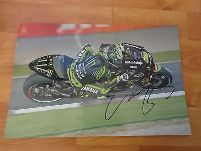 Genuine Signed Cal Crutchlow Monster Yamaha Tech 3 2013 Moto Gp Photo 12x8  • £24.99