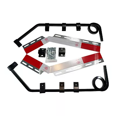 Semi Trucks Mud Flap Hanger Bracket 1 Coils Damping W/Aluminum Reflector Fender • $62.35