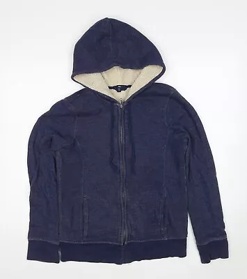 Gap Mens Blue Cotton Full Zip Hoodie Size M • £7.25