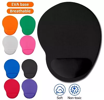 Protect Silicone Soft Sponge Mouse Pad Wrist Rest Support Mat For Gaming PC • $11.99