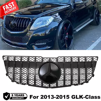 Grille Grill 3D Star For Mercedes Benz X204 GLK300 GLK250 GLK350 2013 2014 2015 • $83.20