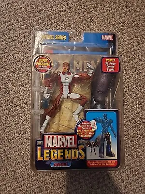 2005 ToyBiz Marvel Legends ANGEL RED Variant Sentinel Series Action Figure BAF • $40