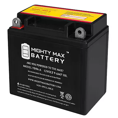 Mighty Max YB9A-A 12V 9AH 130 CCA Replacement Battery For Kimpex ATV Snowmobile • $29.99