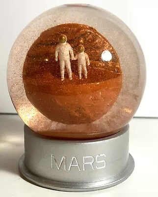 Vintage Snow Globe Humango Inc Planet Mars Red Snow Dust NASA Astronauts Space • $34.95